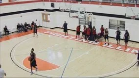 Numbered Dribble Attack Offense